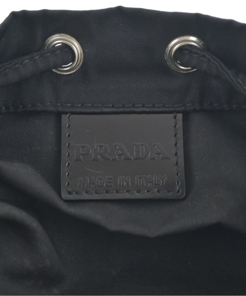 PRADA（プラダ）ポーチ 黒 サイズ:- レディース/2200613604079