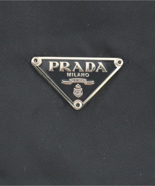 PRADA（プラダ）ポーチ 黒 サイズ:- レディース/2200613604079