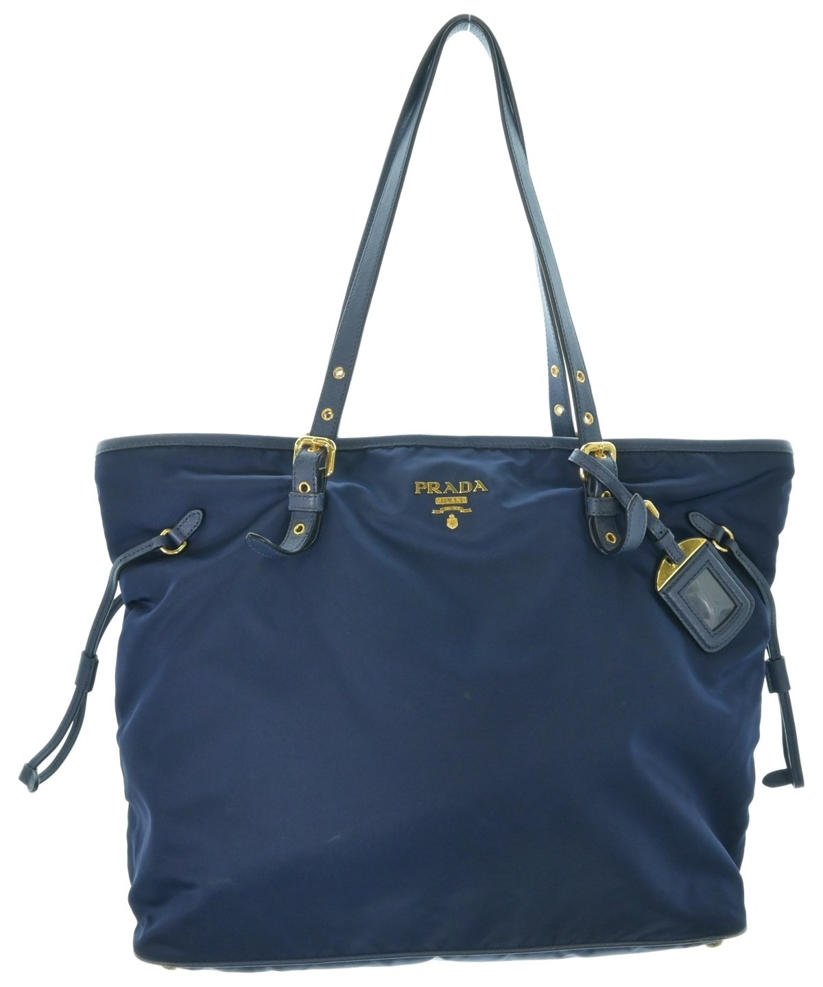 PRADA（プラダ）トートバッグ 紺 サイズ:- レディース/2200614244212