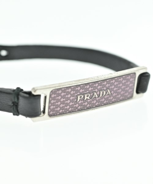 PRADA（プラダ）ブレスレット・バングル 黒 サイズ:- レディース/2200614245622