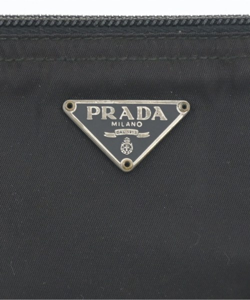 PRADA（プラダ）ポーチ 黒 サイズ:- レディース/2200612783072