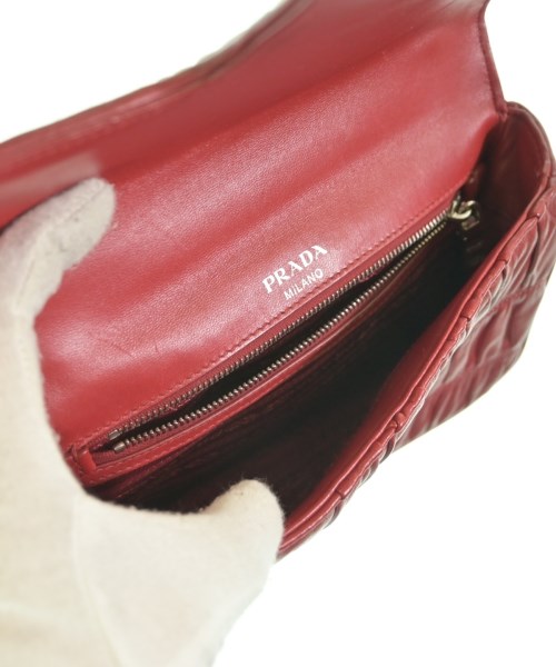 PRADA（プラダ）ショルダーバッグ 赤 サイズ:- レディース/2200616475546