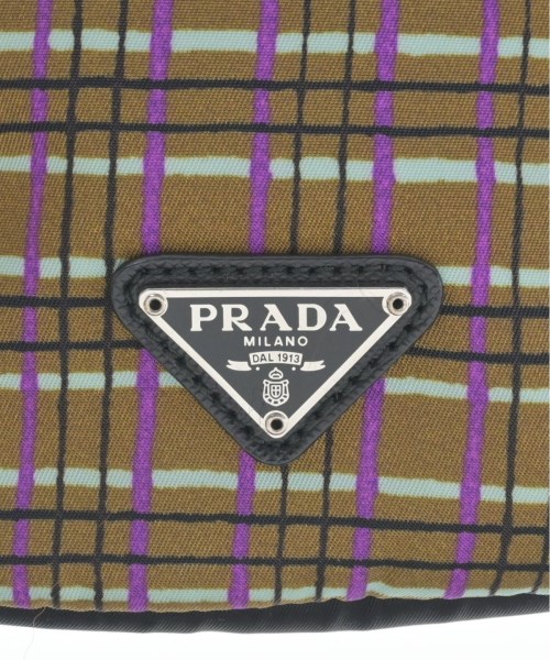 PRADA（プラダ）ポーチ 茶 サイズ:- レディース/2200615542126