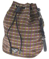 PRADA（プラダ）ポーチ 茶 サイズ:- レディース/2200615542126