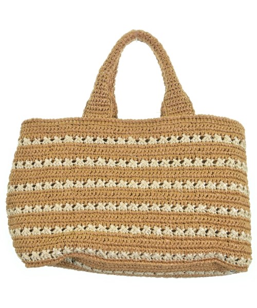 PRADA（プラダ）かごバッグ 茶 サイズ:- レディース/2200619669294