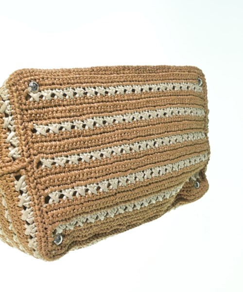 PRADA（プラダ）かごバッグ 茶 サイズ:- レディース/2200619669294