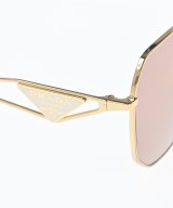 PRADA（プラダ）サングラス ゴールド サイズ:- レディース/2200604312112