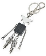 PRADA（プラダ）チャーム 黒 サイズ:- レディース/2200605503090