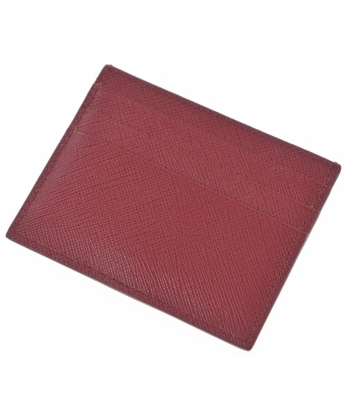 PRADA（プラダ）カードケース 赤 サイズ:- レディース/2200607756135