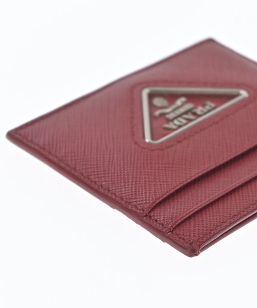 PRADA（プラダ）カードケース 赤 サイズ:- レディース/2200607756135