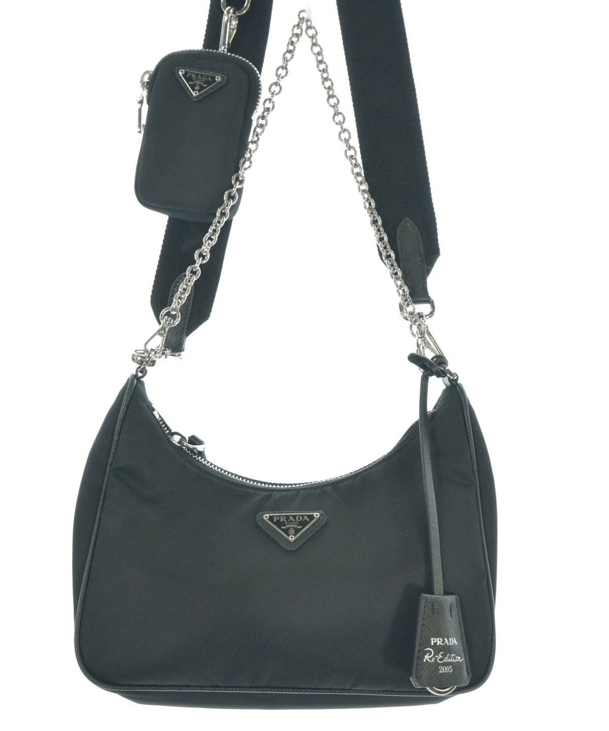 PRADA ショルダーバッグ ブラック PRADA（プラダ）ショルダーバッグ 黒 サイズ:- レディース