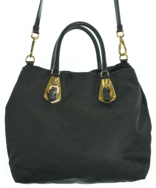 PRADA（プラダ）ハンドバッグ 黒 サイズ:- レディース/2200678263808