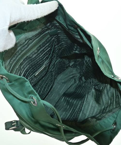 PRADA（プラダ）バックパック・リュック 緑 サイズ:- レディース/2200679720058