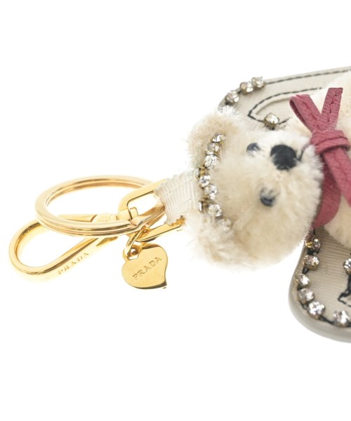 PRADA（プラダ）キーケース・キーホルダー 白 サイズ:- レディース/2200681106048