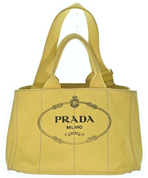 PRADA（プラダ）トートバッグ 黄 サイズ:- レディース/2200693772927