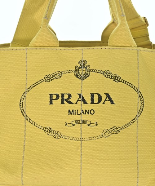PRADA（プラダ）トートバッグ 黄 サイズ:- レディース/2200693772927