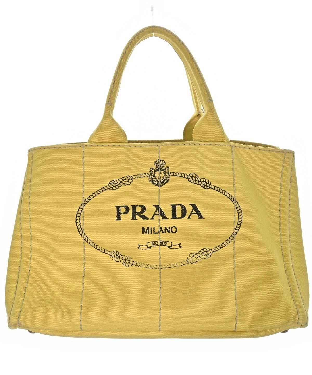 PRADA（プラダ）トートバッグ 黄 サイズ:- レディース/2200693772927