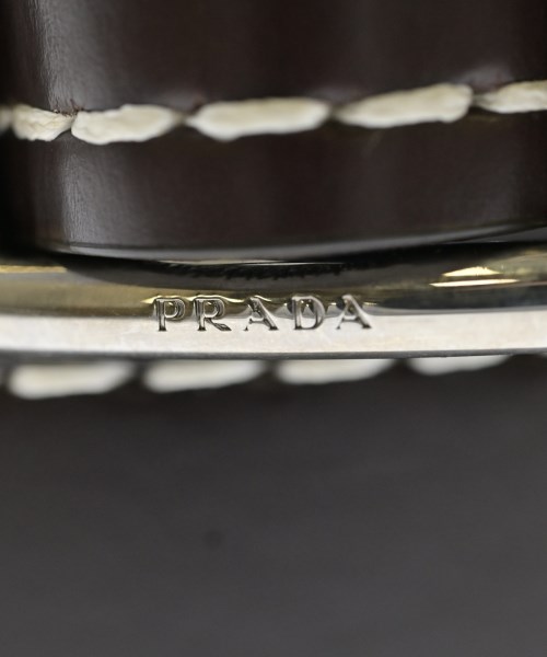 PRADA（プラダ）ベルト 茶 サイズ:32/80 レディース/2200696315084