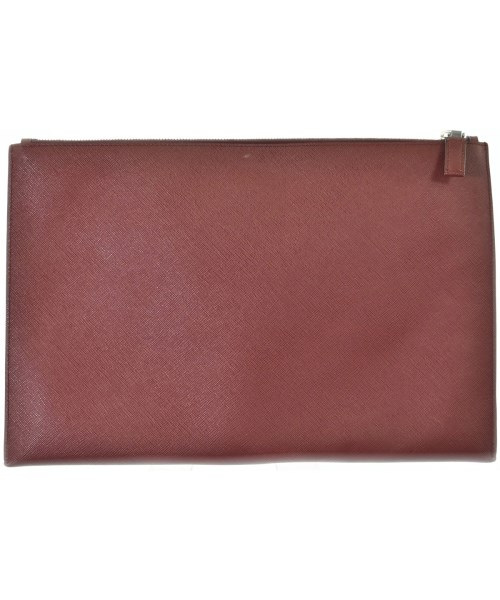 PRADA（プラダ）クラッチバッグ 赤 サイズ:- レディース/2200696412011
