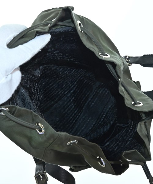 PRADA（プラダ）バックパック・リュック カーキ サイズ:- レディース/2200698939356