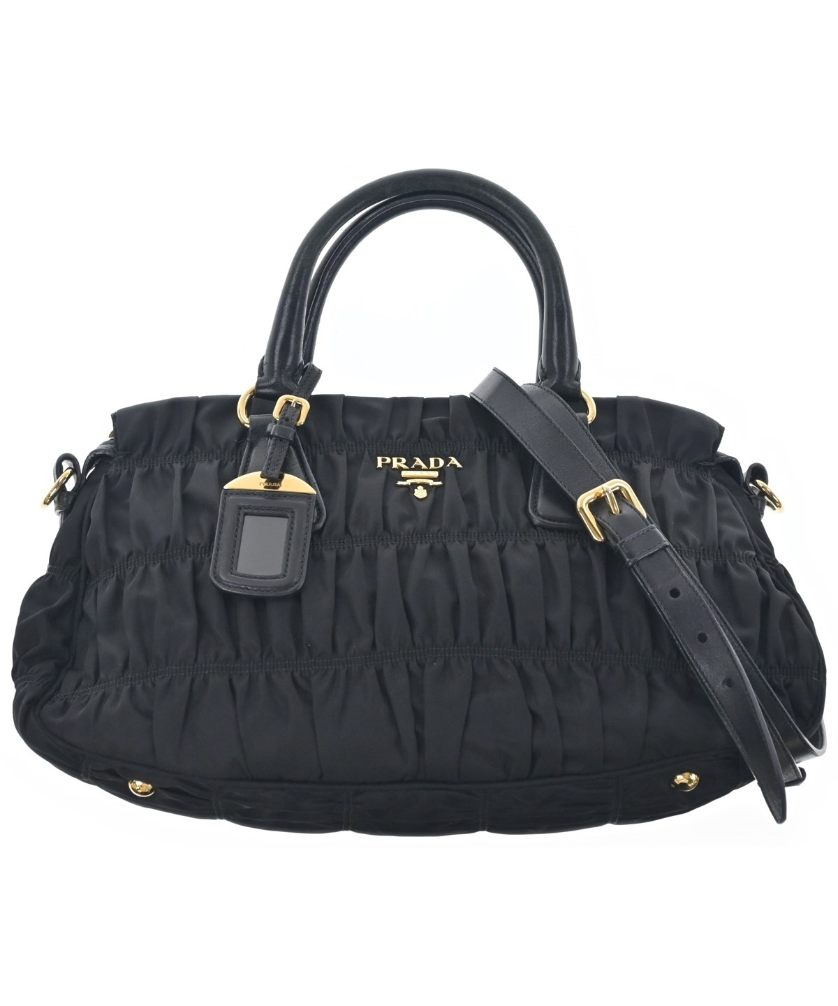 PRADA（プラダ）ハンドバッグ 黒 サイズ:- レディース/2200700098774