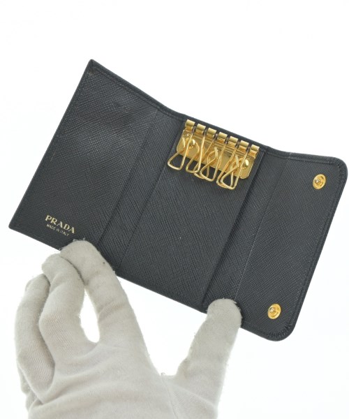 PRADA（プラダ）キーケース・キーホルダー 黒 サイズ:- レディース/2200690682069