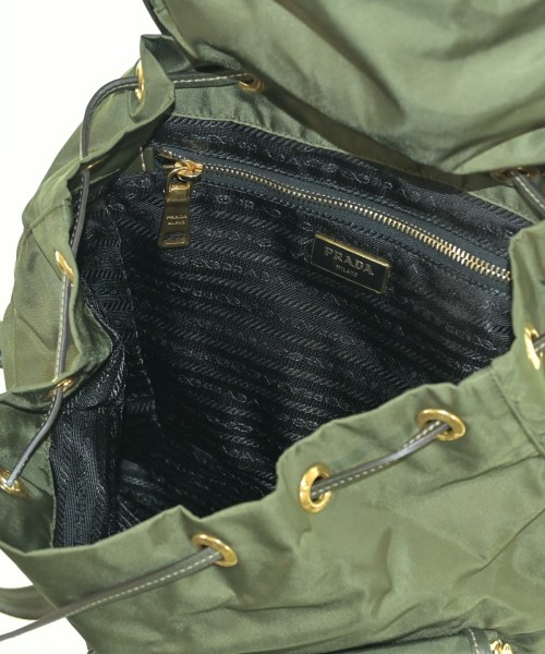 PRADA（プラダ）バックパック・リュック 緑 サイズ:- レディース/2200656860036