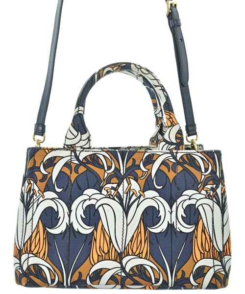 PRADA（プラダ）トートバッグ 紺 サイズ:- レディース/2200656860562