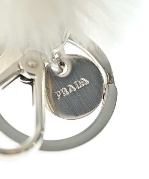 PRADA（プラダ）キーケース・キーホルダー 白 サイズ:- レディース/2200657021054