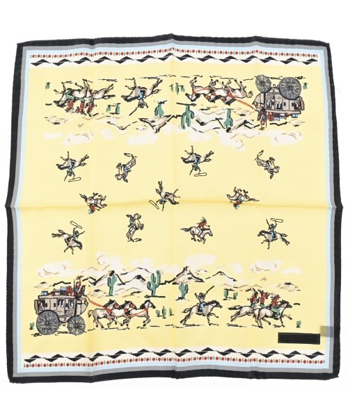 PRADA(プラダ)バンダナ・スカーフ 黄 サイズ:-/2200657021078