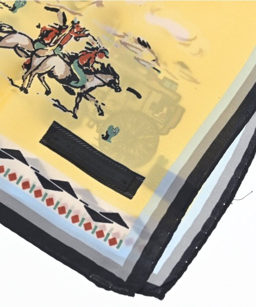 PRADA（プラダ）バンダナ・スカーフ 黄 サイズ:- レディース/2200657021078