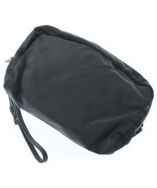 PRADA（プラダ）ポーチ 黒 サイズ:- レディース/2200657848101