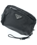 PRADA（プラダ）ポーチ 黒 サイズ:- レディース/2200657848101