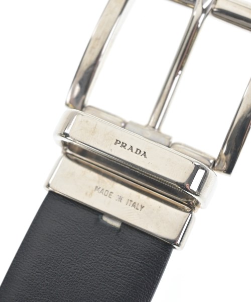PRADA（プラダ）ベルト 黒 サイズ:- レディース/2200659605092