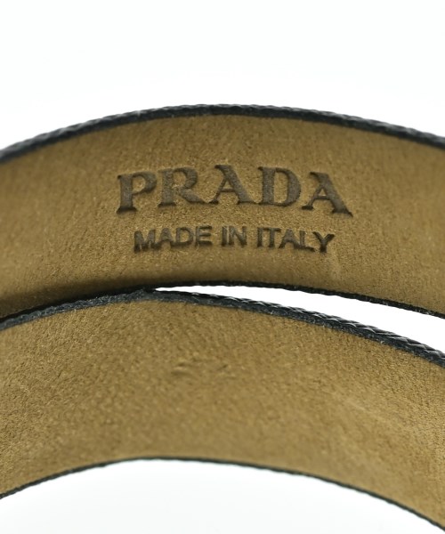 PRADA（プラダ）ブレスレット・バングル 黒 サイズ:- レディース/2200661406137