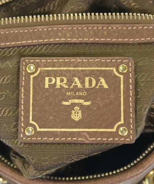 PRADA（プラダ）ハンドバッグ 茶 サイズ:- レディース/2200708775042