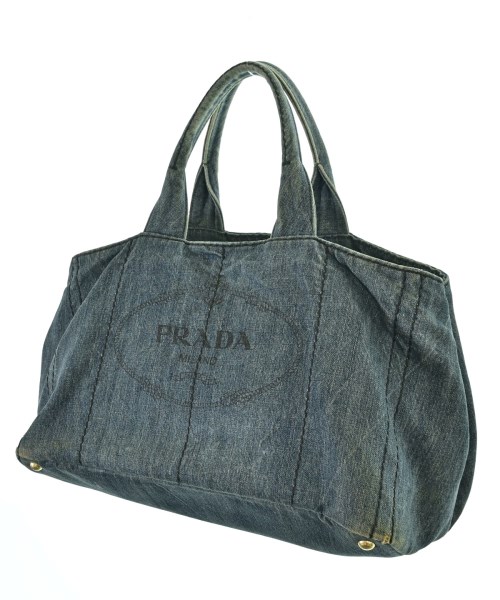 PRADA（プラダ）トートバッグ 紺 サイズ:- レディース/2200712179126