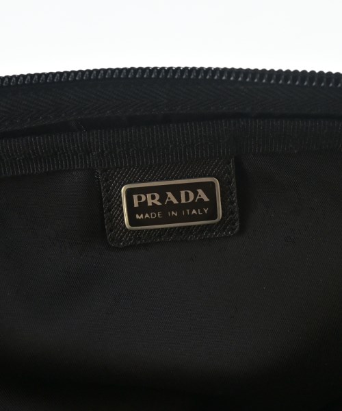PRADA（プラダ）ポーチ 黒 サイズ:- レディース/2200716318187