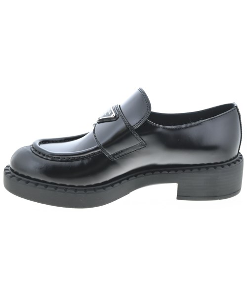 PRADA（プラダ）ドレスシューズ/ローファー 黒 サイズ:EU37 1/2(24cm位) レディース/2200717380107