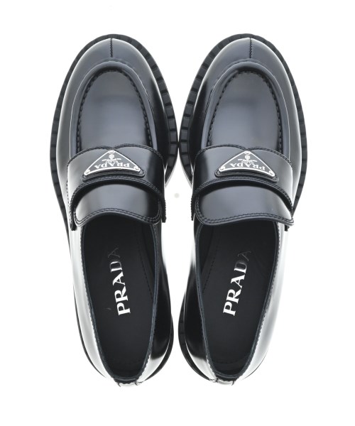 PRADA（プラダ）ドレスシューズ/ローファー 黒 サイズ:EU37 1/2(24cm位) レディース/2200717380107