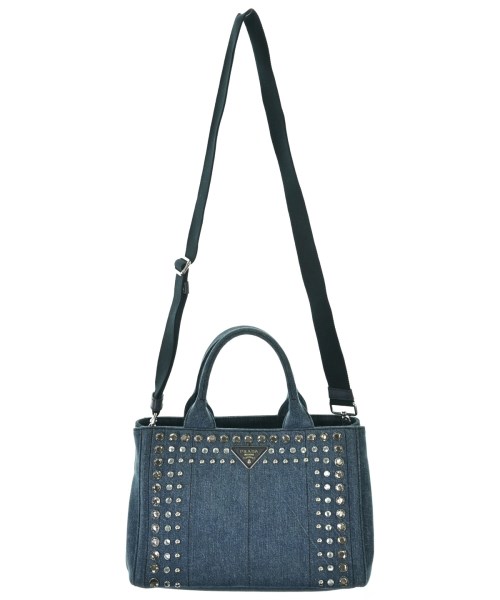 PRADA（プラダ）トートバッグ 紺 サイズ:- レディース/2200718710392