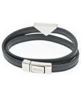 PRADA（プラダ）ブレスレット・バングル 黒 サイズ:M レディース/2200644380133
