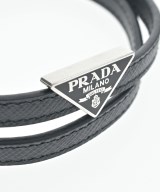 PRADA（プラダ）ブレスレット・バングル 黒 サイズ:M レディース/2200644380133