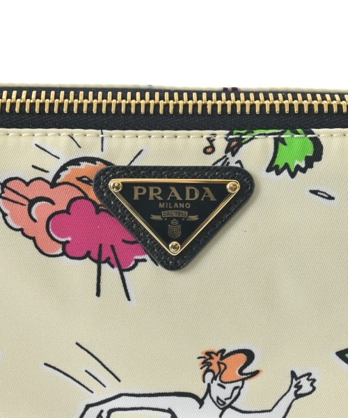 PRADA（プラダ）ポーチ 白 サイズ:- レディース/2200646651033