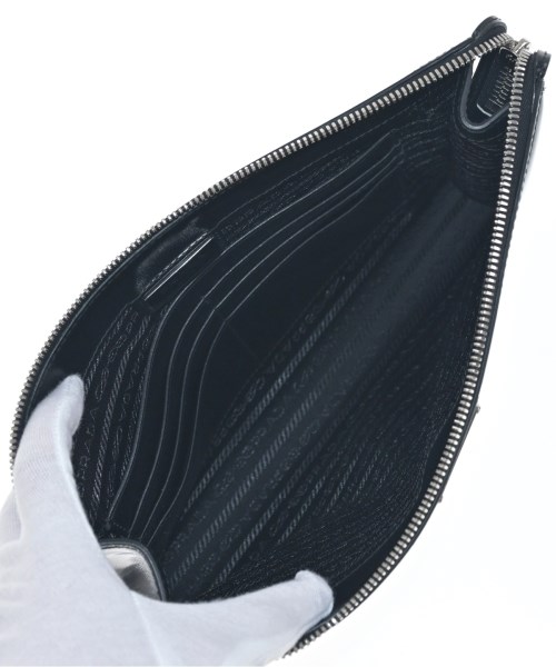 PRADA（プラダ）クラッチバッグ 黒 サイズ:- レディース/2200702454370