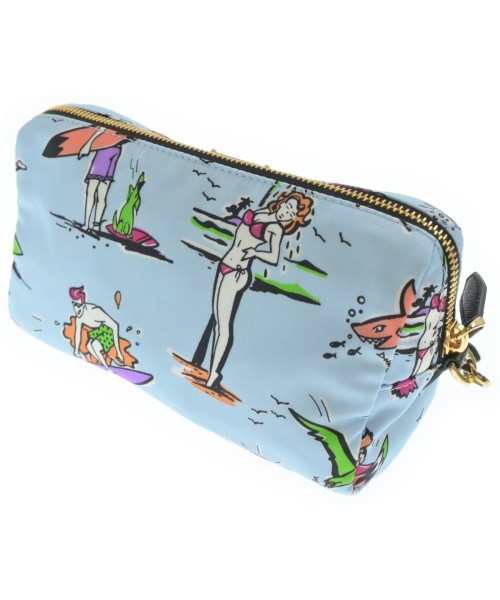 PRADA（プラダ）ポーチ 青 サイズ:3(L位) レディース/2200703850096