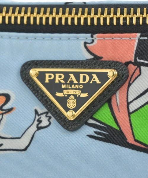 PRADA（プラダ）ポーチ 青 サイズ:3(L位) レディース/2200703850096