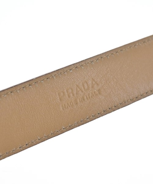 PRADA（プラダ）ベルト 白 サイズ:80 レディース/2200704687820
