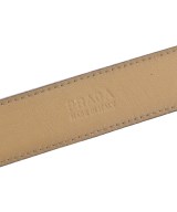 PRADA（プラダ）ベルト 白 サイズ:80 レディース/2200704687844