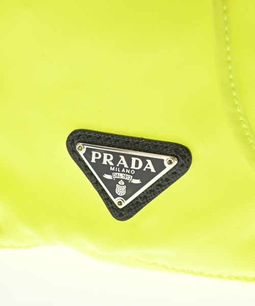 PRADA（プラダ）ポーチ 黄 サイズ:- レディース/2200706870718